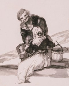 Tavsiyeye Dikkat (kesilmiş) by Francisco de Goya