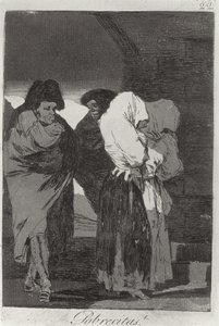193-0082122 Zavallı küçük kızlar!, 'Los caprichos' levhası 22, pub. 1799 (aşındırma) by Francisco Jose de Goya y Lucientes