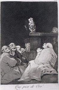 193-0082153 Ne altın bir gaga!, 'Los caprichos'un 53 numaralı levhası by Francisco Jose de Goya y Lucientes
