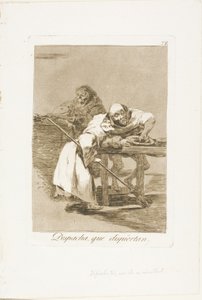 Çabuk olun, Uyanıyorlar, Los Caprichos
