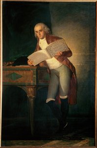 Don Jose Alvarez de Toledo y Gonzaga, Marques de Villafranca y Duque de Alba (tuval üzerine resim)