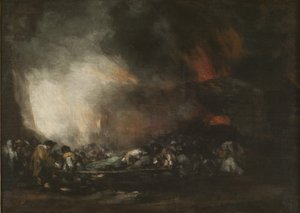Hastane Yangını by Francisco Jose de Goya y Lucientes