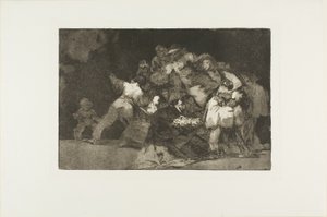 General Folly, Atasözleri'nden dokuzuncu tabak by Francisco Jose de Goya y Lucientes
