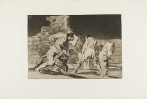 İnanılmaz - ve Biz Tanrı Tarafından Yapıldık, Los Proverbios'tan altıncı plaka by Francisco Jose de Goya y Lucientes