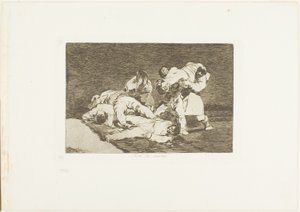 Aynı olacak, The Disasters of War'dan 21 numaralı levha by Francisco Jose de Goya y Lucientes
