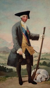Bir Avcı olarak Kral Charles III (1716-88) by Francisco de Goya