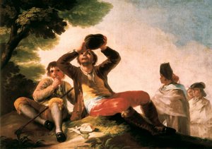 ""İçici"" Francisco de Goya y Lucientes (1746-1828). 1777.Madrid. Prado Müzesi. by Francisco Jose de Goya y Lucientes