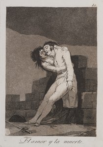 Aşk ve Ölüm by Francisco de Goya