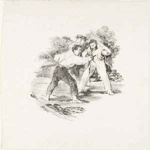 modern düello by Francisco Jose de Goya y Lucientes