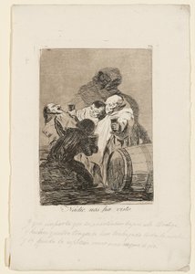 Bizi Kimse Görmedi, "Los Caprichos" dan levha, 1799 by Francisco de Goya
