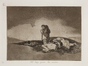 No Hay Quien Los Socorra (Onlara yardım edecek kimse yok) by Francisco Jose de Goya y Lucientes
