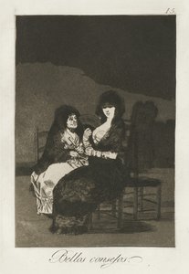 Güzel Öğretiler, 1868 by Francisco de Goya