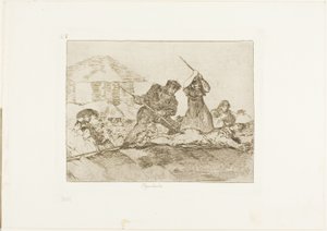 Rabble, The Disasters of War'dan 28 numaralı plaka by Francisco Jose de Goya y Lucientes