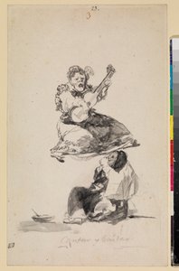 Şarkı söylemek ve dans etmek by Francisco de Goya