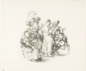 Endülüs dansı by Francisco Jose de Goya y Lucientes