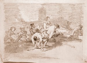 Savaşın Felaketleri: Hala hizmet edebilecekler (hazırlık çizimi by Francisco de Goya