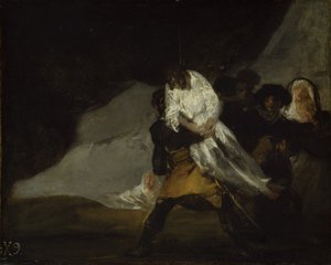 Asılan Keşiş, 1810 dolayları by Francisco de Goya