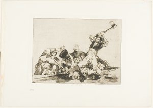 Aynı, Savaşın Felaketleri'nden üçüncü plaka by Francisco Jose de Goya y Lucientes