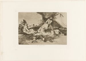 Onlardan Yararlanıyorlar, Savaşın Felaketleri'nden 16. levha by Francisco Jose de Goya y Lucientes