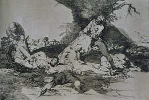 Onlardan yararlanıyorlar, 'Savaşın Felaketleri'nin 16. levhası by Francisco Jose de Goya y Lucientes