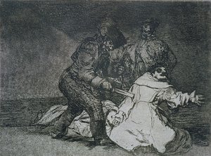 Bu kötü, 'Savaşın Felaketleri'nin 46. levhası by Francisco Jose de Goya y Lucientes