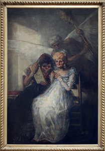 Zaman, dedi Les Vieilles. Francisco de Goya y Lucientes (1746-1828), tuval üzerine yağlı boya, 1808-1812 dolaylarında, 19. yüzyılın başlarında İspanyol sanatı. Lille Güzel Sanatlar Müzesi. by Francisco de Goya