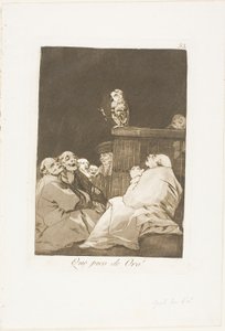 Ne Altın Gaga!, Los Caprichos'tan 53 numaralı plaka by Francisco Jose de Goya y Lucientes