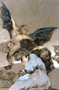 canavarlar, gravür 1797-1799 by Francisco Jose de Goya y Lucientes