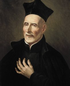 Calasanz, Aziz Joseph (1556-1648). İspanyol din adamı ve pedagog. Saint Joseph Calasanctius (tuval üzerine yağlıboya) by Francisco Jover y Casanova