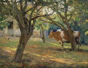 RABBİN BAHÇESİ JUAN – 1930 / 36–70,5X90 CM– by Francisco Llorens Diaz