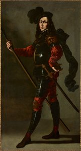 İnfante P. Bustos de Lara, yaklaşık 1640-1645. by Francisco de Zurbaran