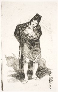 Boğa ile Endülüs kaçakçı, by Francisco de Goya