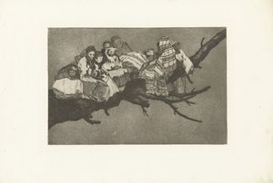 gülünç budalalık farklı alay Los Disparates (Çılgınlıklar) (dizi adı) Los Proverbios (Atasözleri) (dizi başlığı) by Francisco de Goya