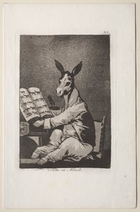 Caprichos: Dedesi de öyleydi. by Francisco de Goya