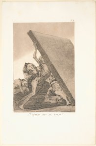 Caprichos: Ve Hala Gitmiyorlar!. by Francisco de Goya
