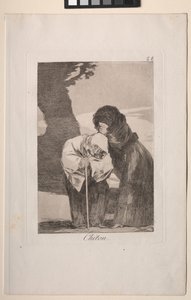 Caprichos: Sus! by Francisco de Goya