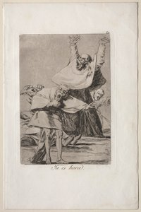 Caprichos: Vakit geldi. by Francisco de Goya