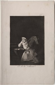 Caprichos: Dadı'nın oğlu by Francisco de Goya