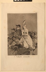 Caprichos: Bu Konuda Hiçbir Şey Yapılamaz. by Francisco de Goya