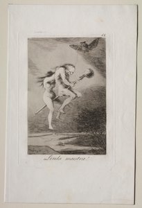 Caprichos: Güzel Öğretmen!. by Francisco de Goya