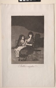 Caprichos: Güzel Öğretiler. by Francisco de Goya