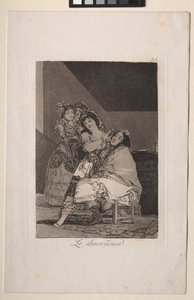Caprichos: Onu Polar by Francisco de Goya
