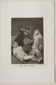 Caprichos: Şinşillalar by Francisco de Goya
