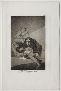 Caprichos: Utanmış Kişi by Francisco de Goya