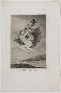 Caprichos: İşte Oluyor. by Francisco de Goya