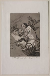 Caprichos: Emecek Çok Şey Var by Francisco de Goya