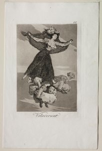 Caprichos: Uçmuşlar by Francisco de Goya
