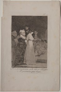 Caprichos: Evet Derler ve Ellerini İlk Gelene Verirler.. by Francisco de Goya