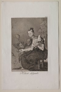 Caprichos: İyi Dönüyorlar by Francisco de Goya