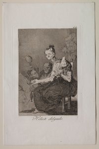 Caprichos: İyi Dönerler. by Francisco de Goya